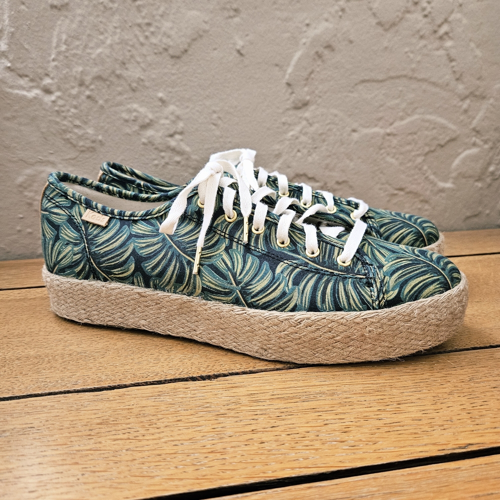 Keds × Rifle Paper Co. Triple Kick RF Palms Sneakers